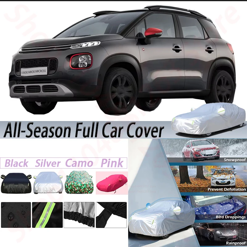 

Waterproof Car Covers Windproof Auto Sun Shade Snow Rain Dust Protection Cover For Citroen C3 Aircross Picasso 2010-2025