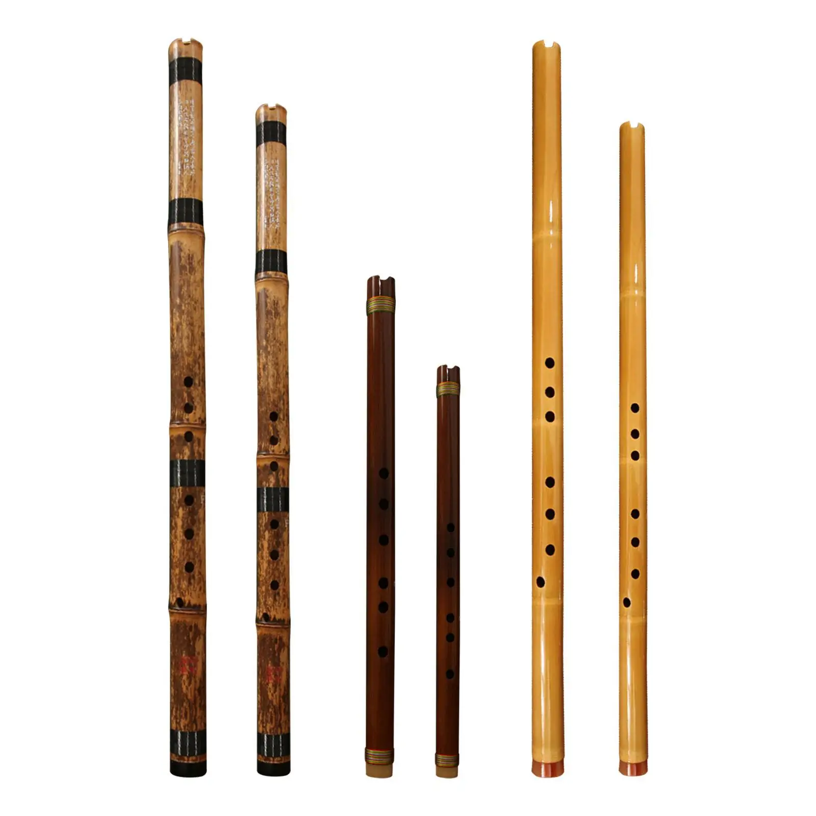 Chinese Bamboo Flute Musical Instruments Portable Vertical Xiao Flute for Flautist Band Adults Orchestra Enthusiast Children