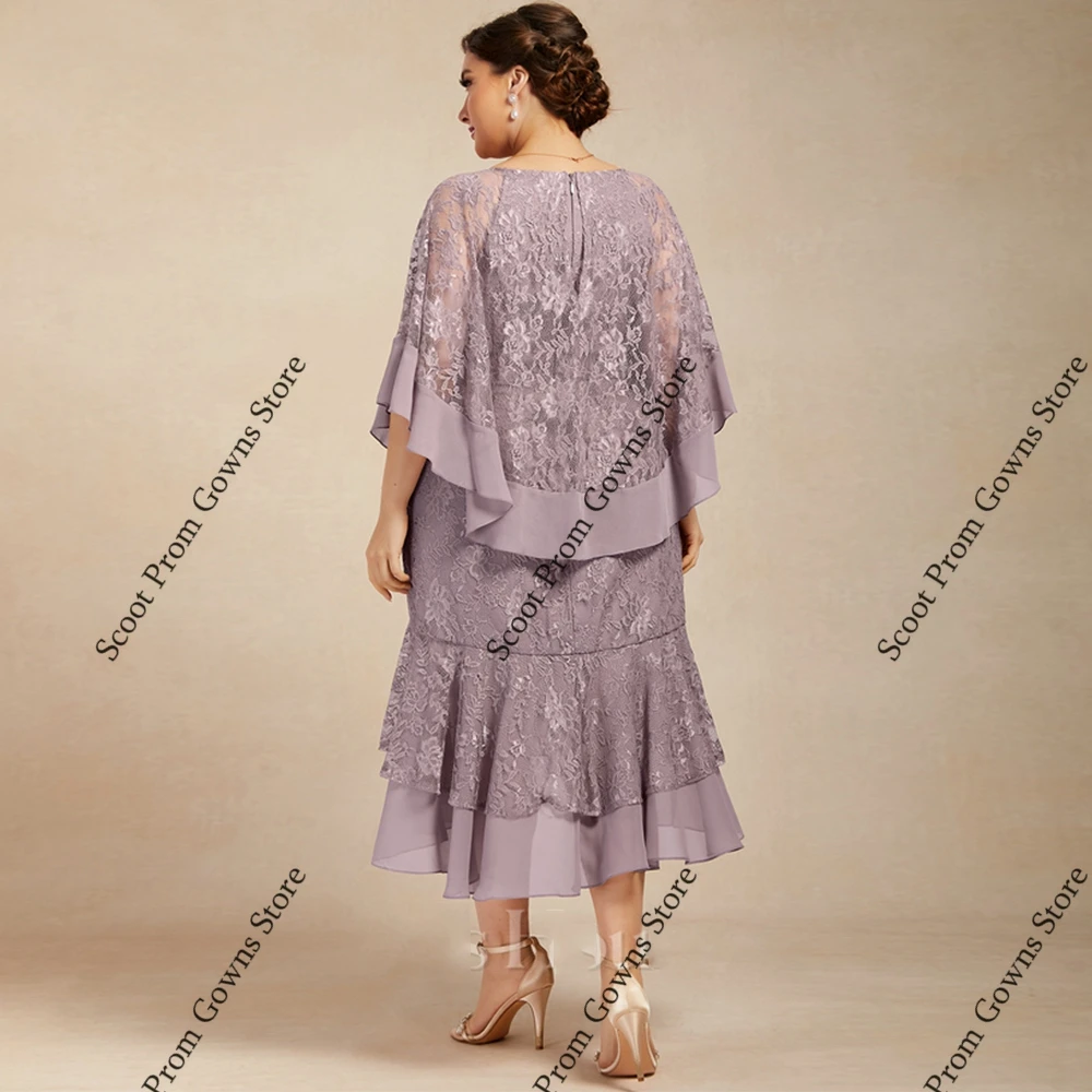 Plus Size Mother of Bride Dresses Full Sleeve Wedding Party Dresses for Women 2025 Summer New Chiffon Beach Robe De Soirée