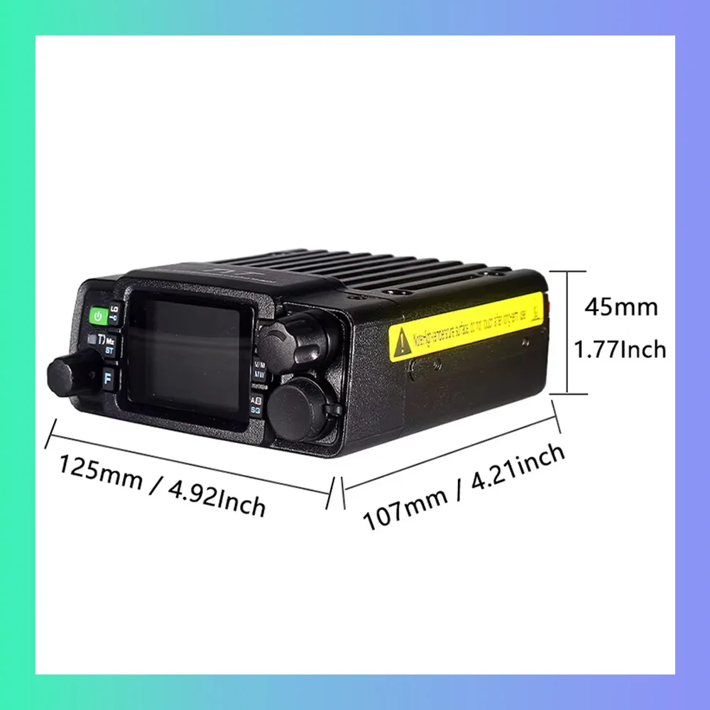 TYT TH-8600 25W Mini รถวิทยุ IP67 กันน้ํา Dual Band VHF/UHF วิทยุโทรศัพท์มือถือยาว 200 ช่องวิทยุ Ham รถวิทยุ