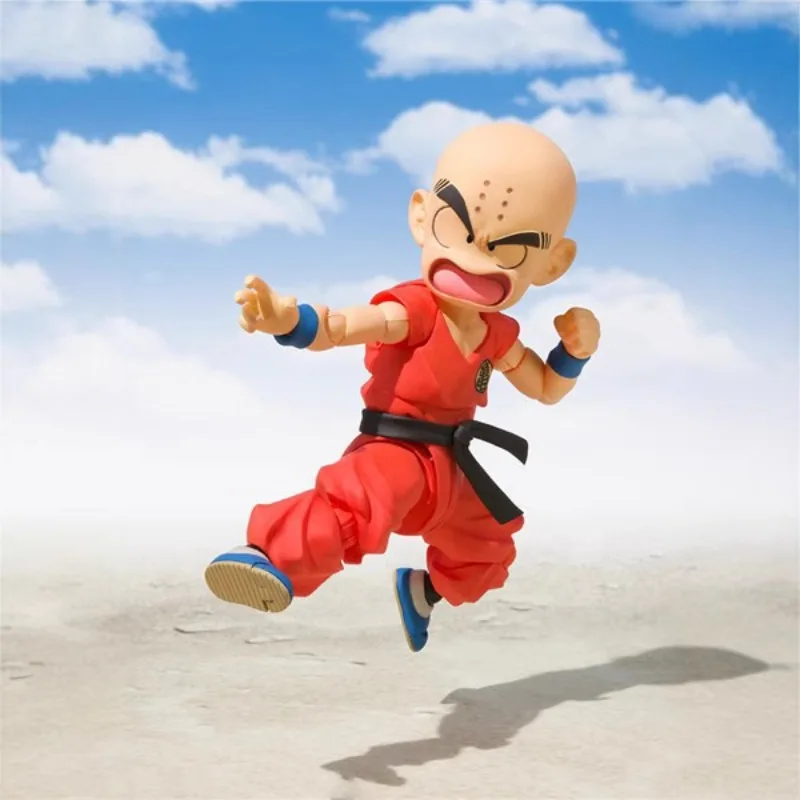10 سنتيمتر في المخزون لعبة دراغون بول SHF طفل كريلين نسخة الطفولة Poseable عمل الشكل عيد الميلاد عيد ميلاد السنة الجديدة هدية الشكل أنيمي