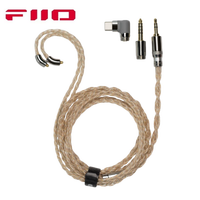 FiiO LC-RE Pro 2025 Headset Cable Gold Silver Copper Hybrid Interchangeable Type-C Plug MMCX Balanced Headphone Upgrade Cable