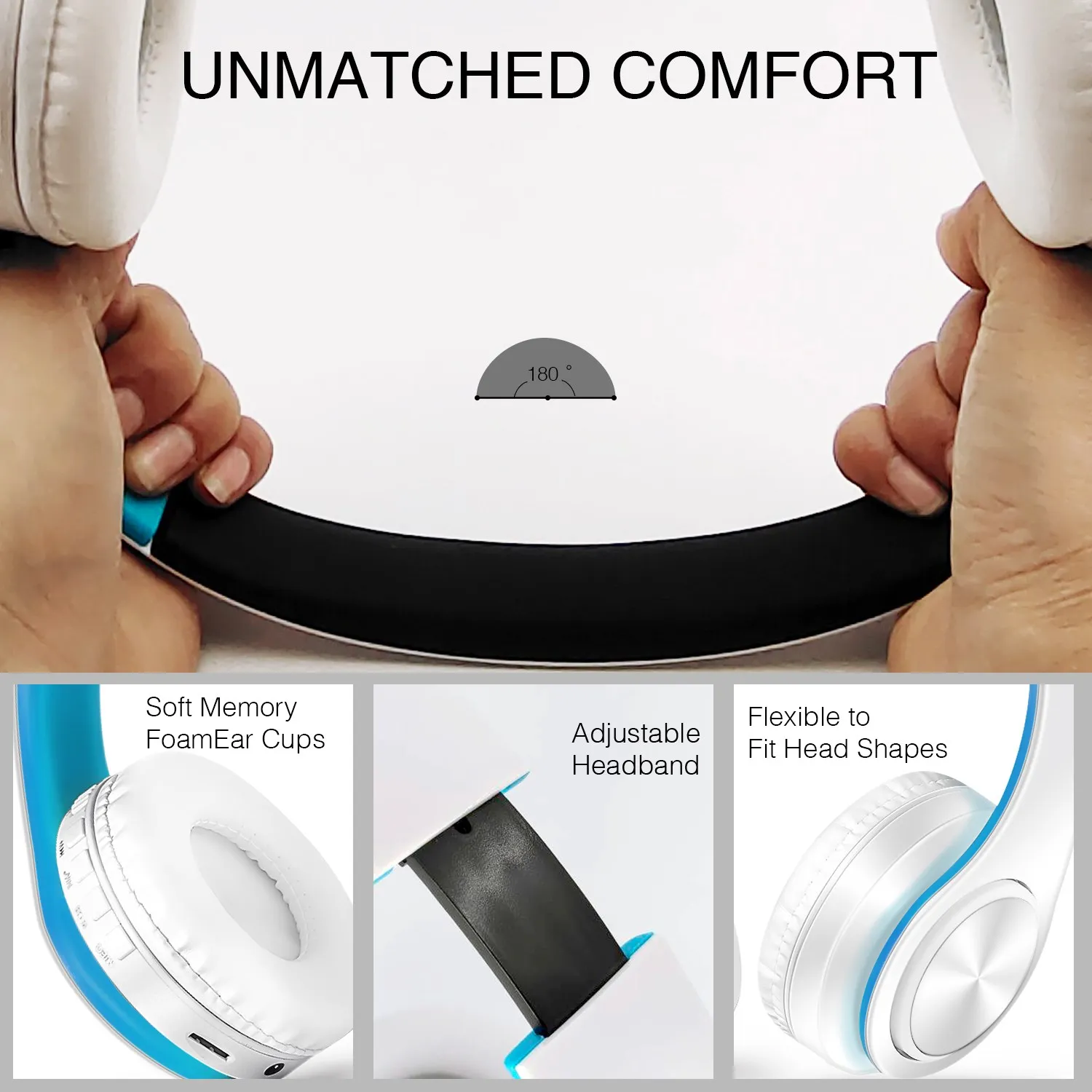 2025 Auricolari musicali colorati Cuffie stereo wireless Auricolare Bluetooth con supporto per microfono Chiamate telefoniche con scheda TF