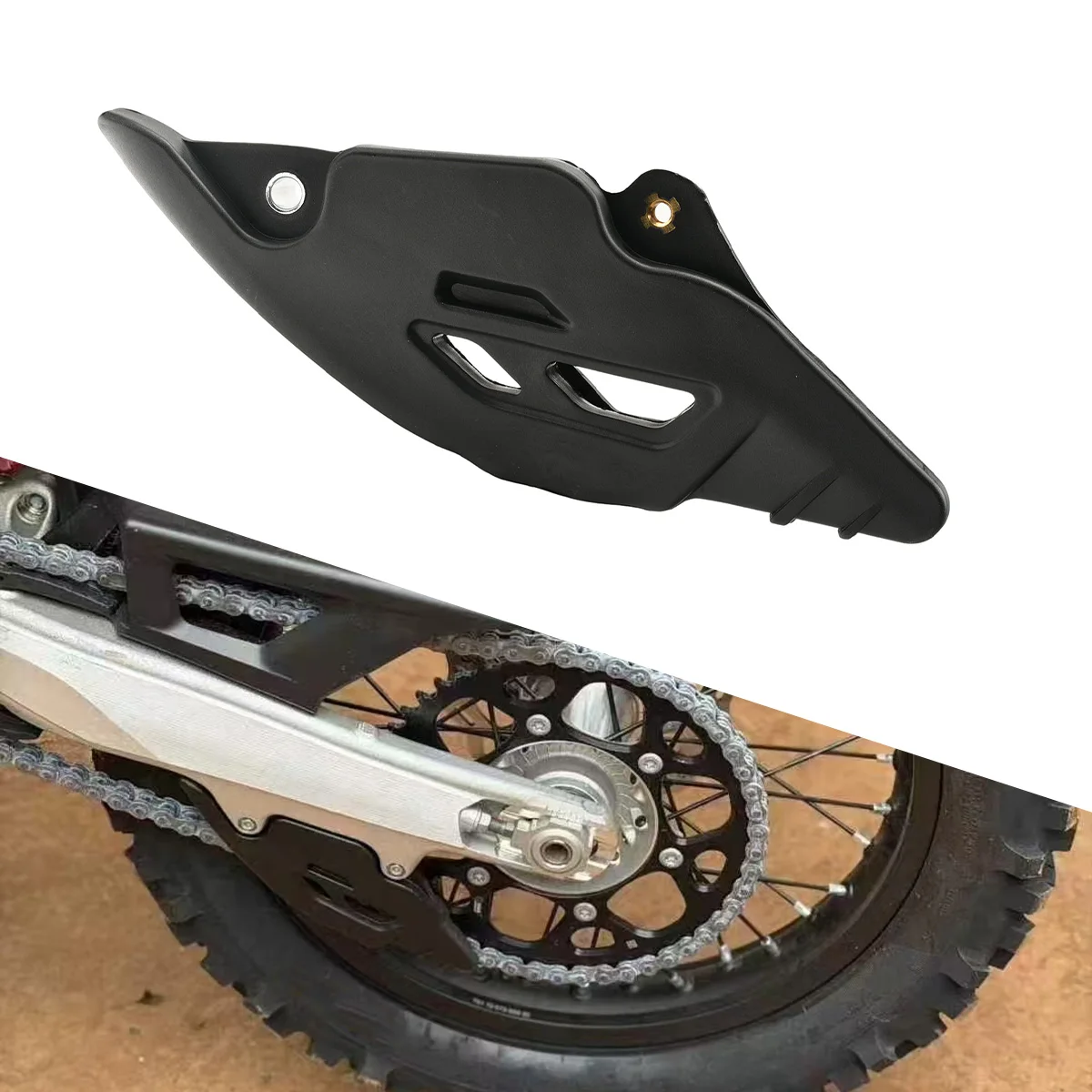 Protetor de Guia de Corrente para Motocicletas KTM EXC EXC-F 150 250 e HUSQVARNA FC FE TC TE TX 250 350 2023-2026