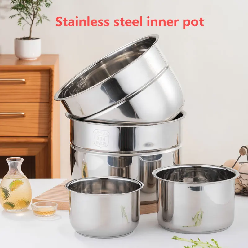 

Factory direct sales; pressure cooker inner pot; electric rice cooker inner pot liner; stainless steel inner pot; pressure cooke