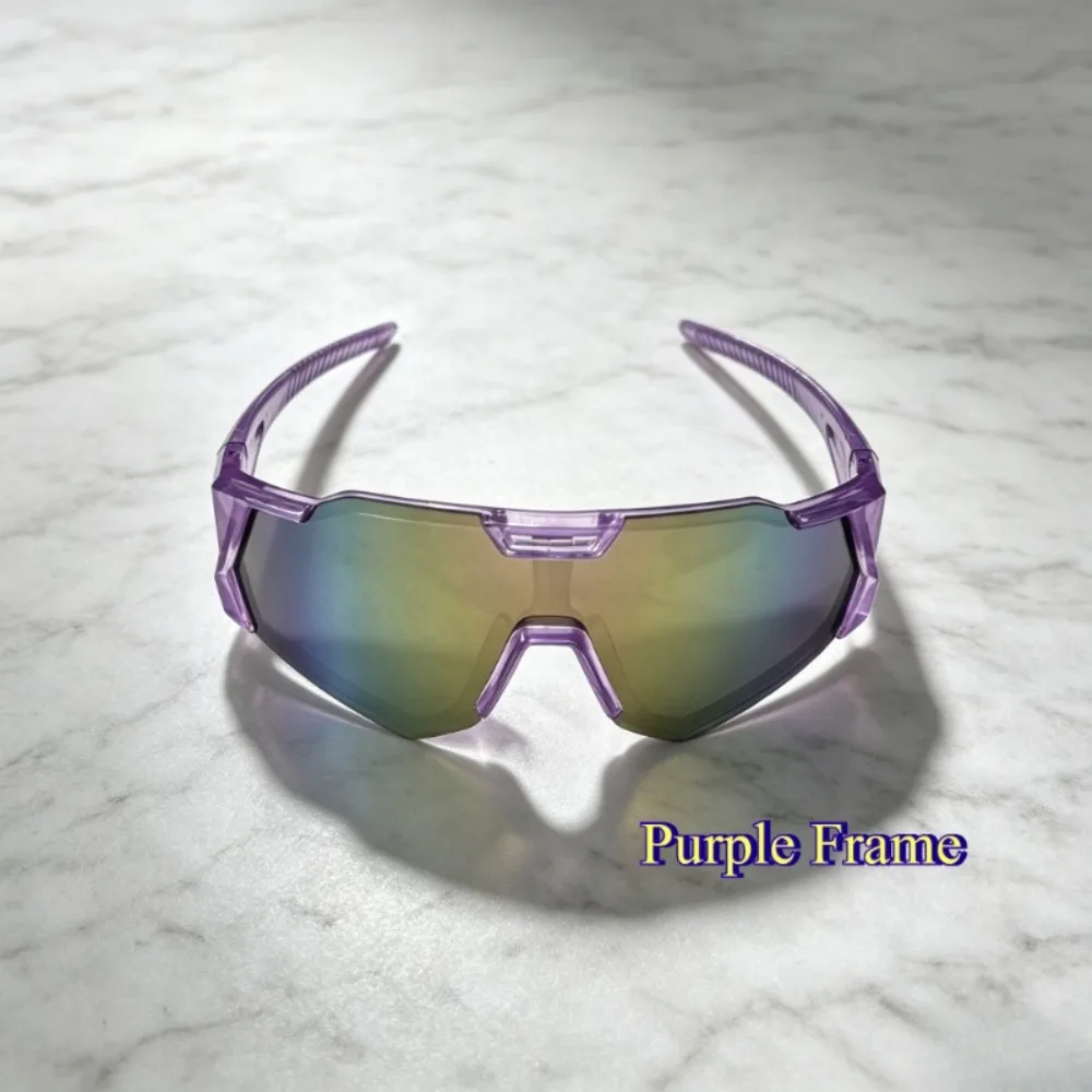 12 Pairs of Color-Coated Sports Cycling Sunglasses, Outdoor Windproof and UV-Proof Road Bicycle Running Rock Climbing Non-Slip Color Eye Protection Sunglasses, Random Colors Christmas Halloween Gift Recommendation