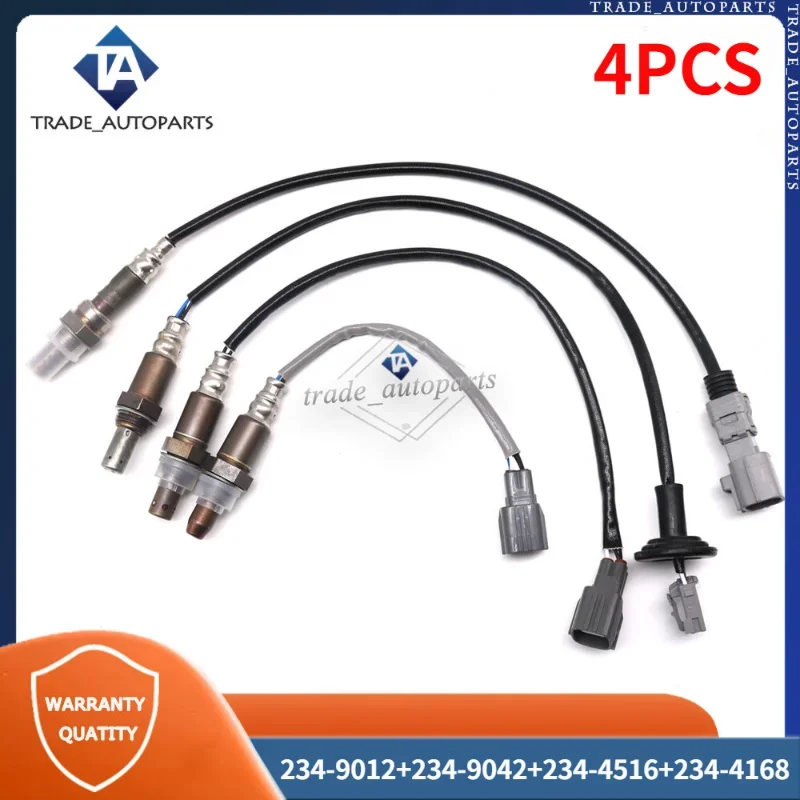 

4PCS Oxygen O2 Sensor For 2004 2005 2006 Toyota Sienna 3.3L 234-9012 234-9042 234-4516 234-4168 89467-33110 8946-548170 234-9046