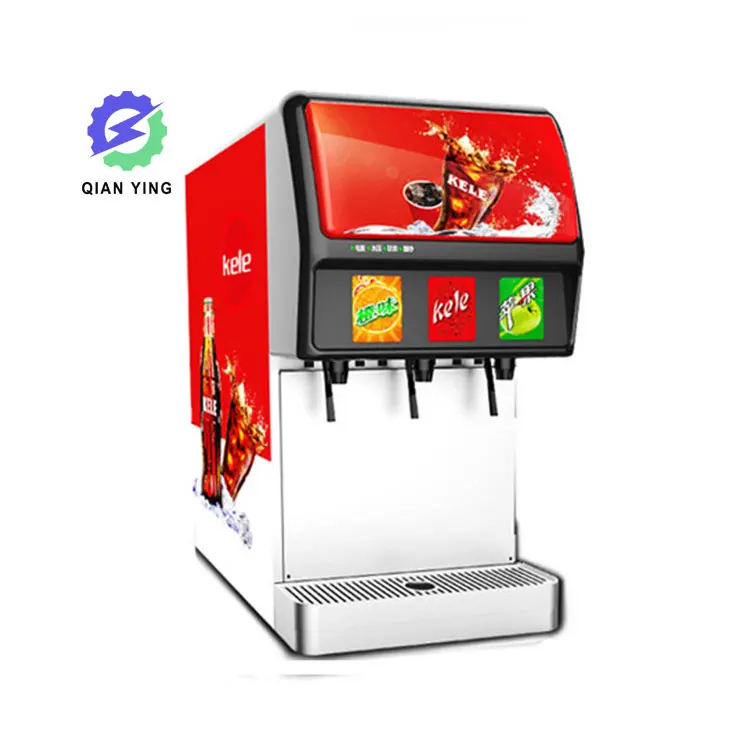 Commercial 4 Flavor Cola Carbonated Soda Beverage Dispenser Machine For Shop