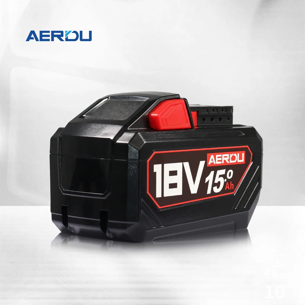 AERDU FOR Milwaukee M18 18V M18B6 18V XC Actual capacity 15Ah Li-ion Battery FOR milwaukee 18V Power Tool Batteries 48-11-1815
