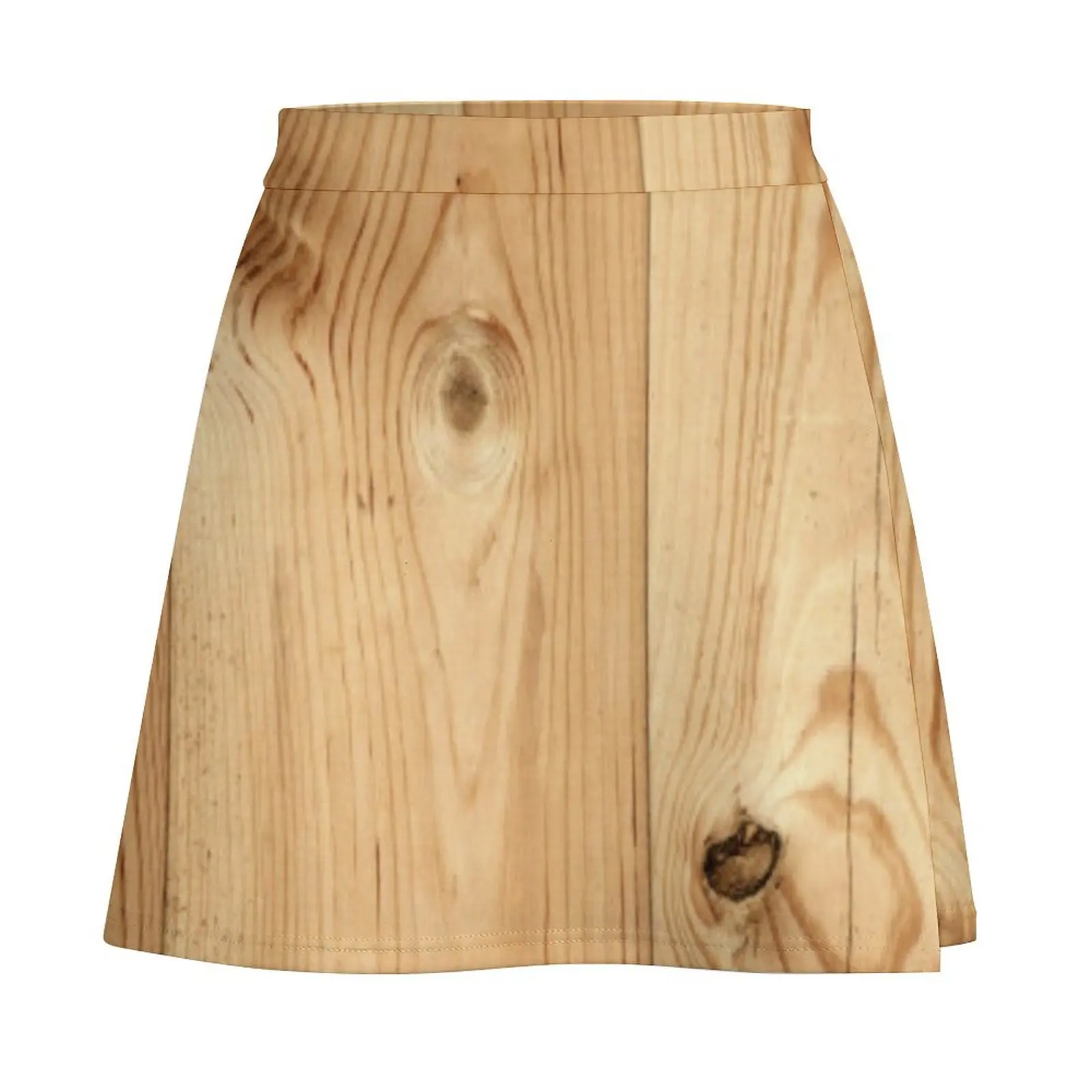 Wood Mini Skirt Dresses korean ladies summer Mini Skirt