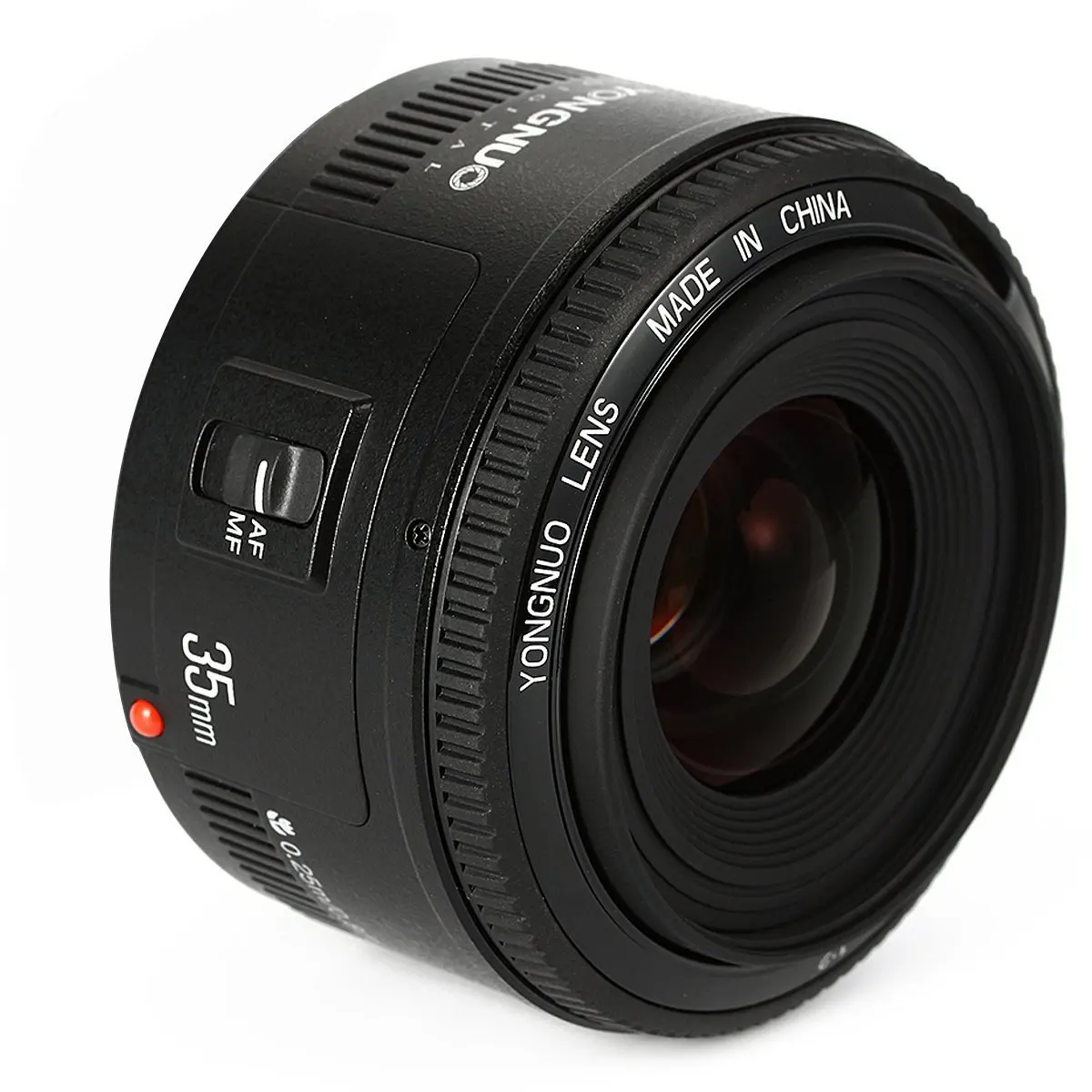 YONGNUO YN35mm F2 1:2 AF/MF Wide Angle Fixed/Prime Auto Focus Lens for Canon EF Nikon F Mount Camera