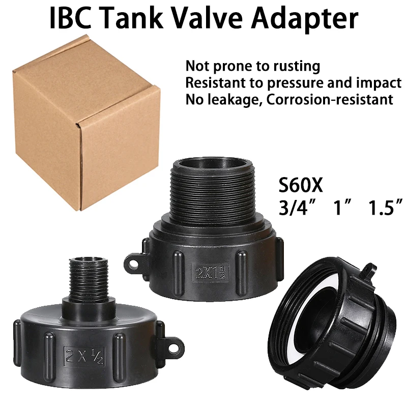 IBC S60x6 Water Tank Conver Adapter 1/2