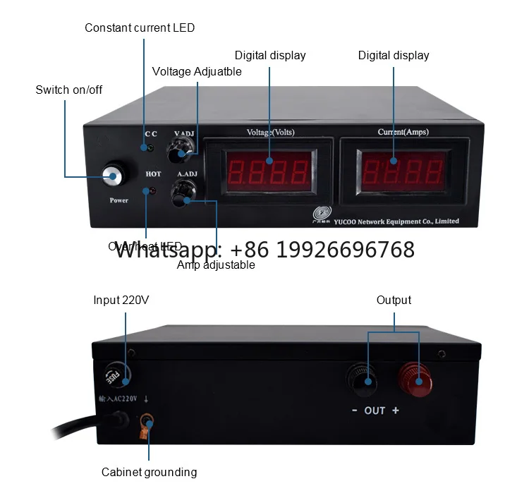 High Efficiency Variable 0~60V 0~ 20A 1200W Adjustable DC Power Supply