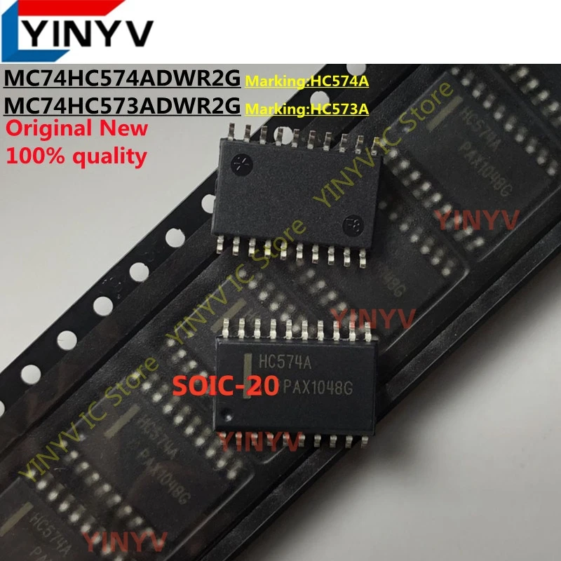 10 Stück MC74HC574ADWR2G HC574A MC74HC574ADWR2 MC74HC574ADW MC74HC573ADWR2G HC573A MC74HC573ADWR2 MC74HC573ADW MC74HC573A 100% neu – Detail 1