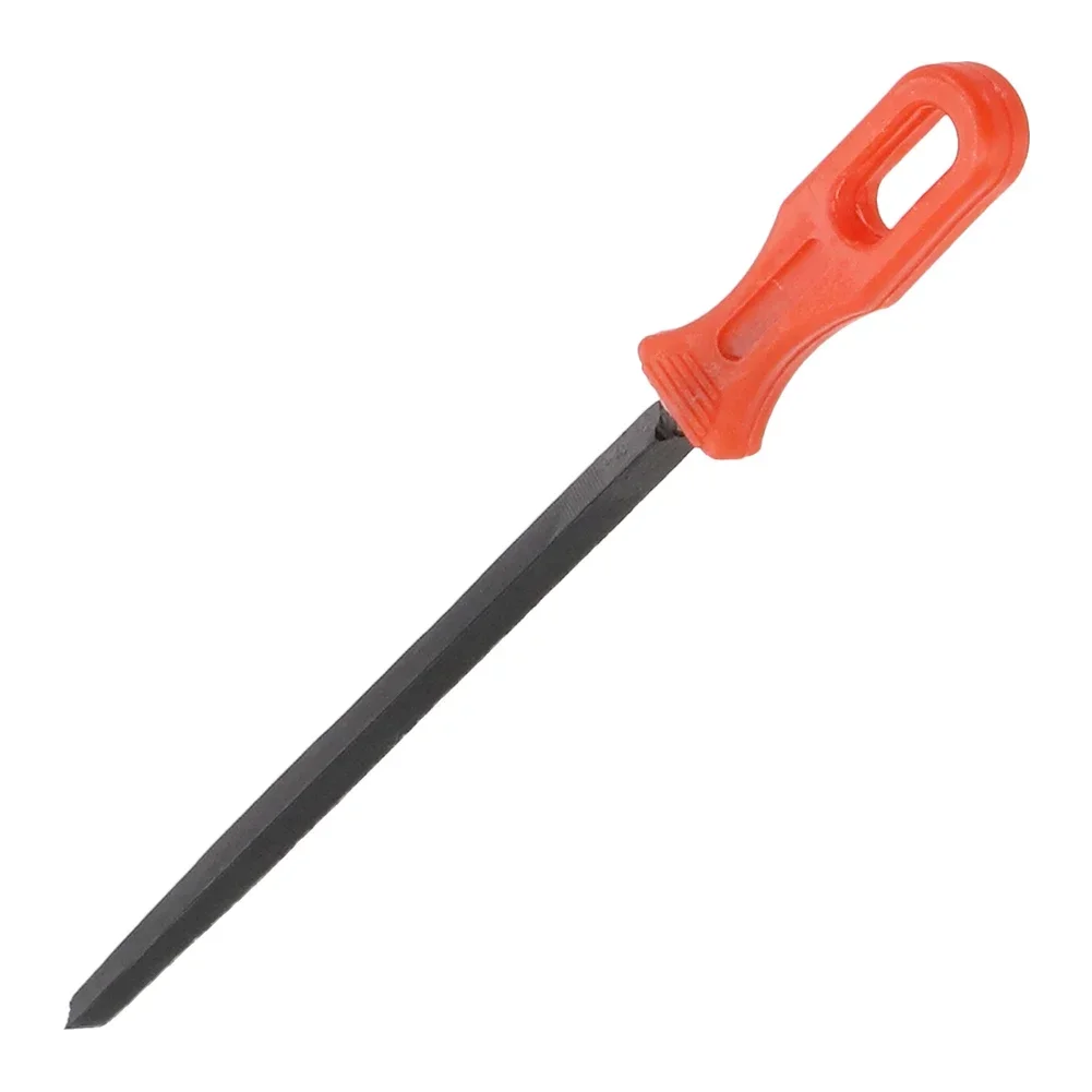 Practical Saw Accessories Triangular File 9Inch Plaster Work-pieces Steel Total Length 230mm Triangle Uick Shaping