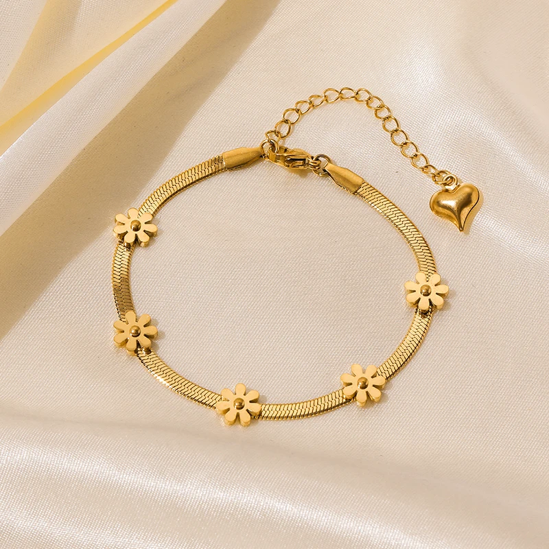 GANPUP 316L Edelstahl Schmetterling Kette Armband Für Frauen Metall Gold Farbe Charme Schmuck Wasserdichte Zubehör Bijoux Geschenk – Detail 8