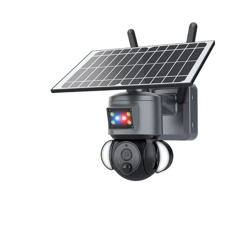 4G solar camera, wireless WIFI surveillance camera high definition 3MP lighting monitoring