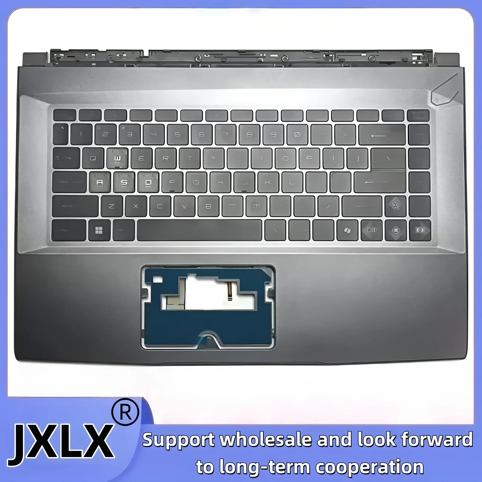 JXLX® New For MSI Thin A15 B7U B7V Thin 15 B12U B13U MS-16RC MS-16RK MS-16R8 Notebook Palm Rest Keyboard Shell