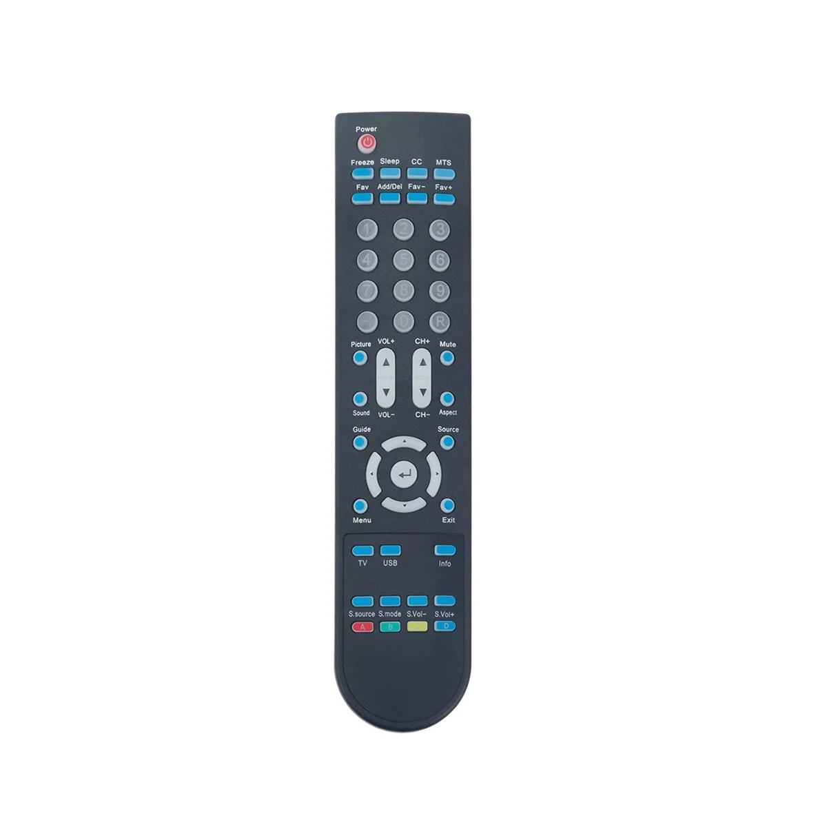 Remote Control Replace KR007B008 for Sceptre TV X405BV-FHDU X408BV-FHDU X505BV-FHD X508BV-FHD X505BV-FHDU X508BV-FHDU