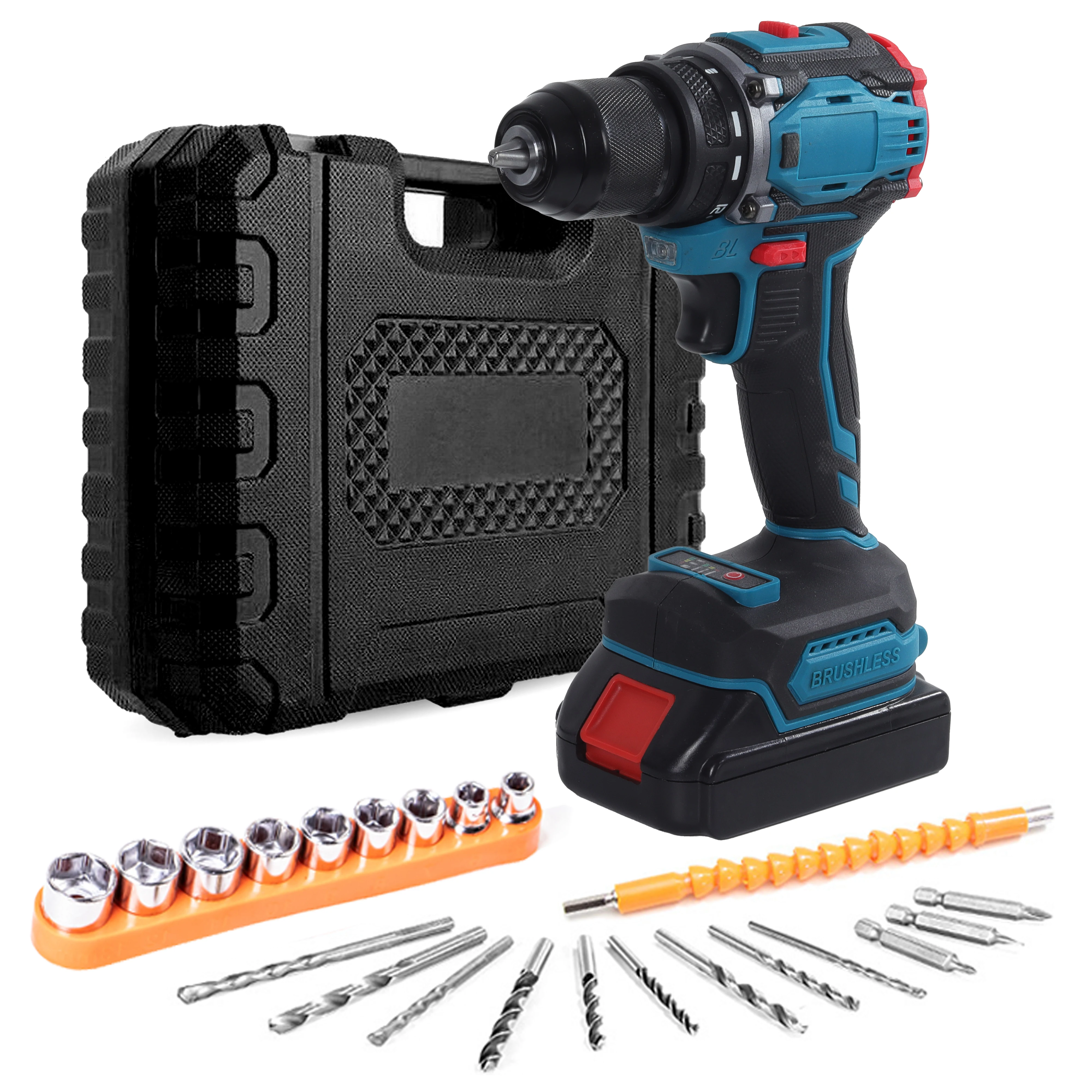 

21V Cordless Power Screwdriver Multi Function Electric Hand Drill Lithium Battery Rechargeable Mini Drill