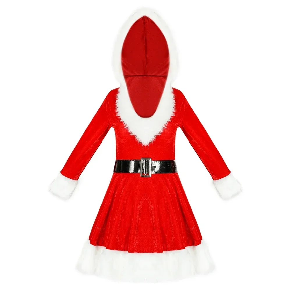 Christmas Dresses Miss Santa Claus Outfits Women Mrs Santa Claus Costume Dress Christmas Party New Year Outfits