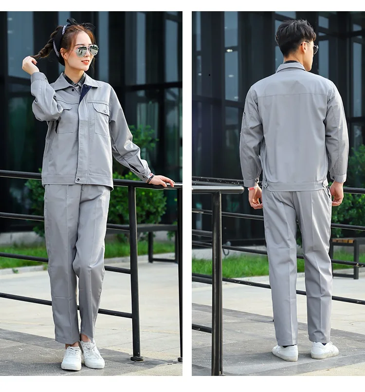 Reflective Stripe Safe Work Clothing Men Women Uniforms Durable Auto Repair Factory Workshop Mechanic Miner Worker Coveralls 4xl