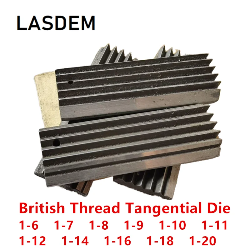 

HSS British System Straight Pipe Flat Thread Tangential Die Chasers 4PCS/Set 1-6 1-7 1-8 1-9 1-10 1-11 1-12 1-14 1-16 1-18 1-20