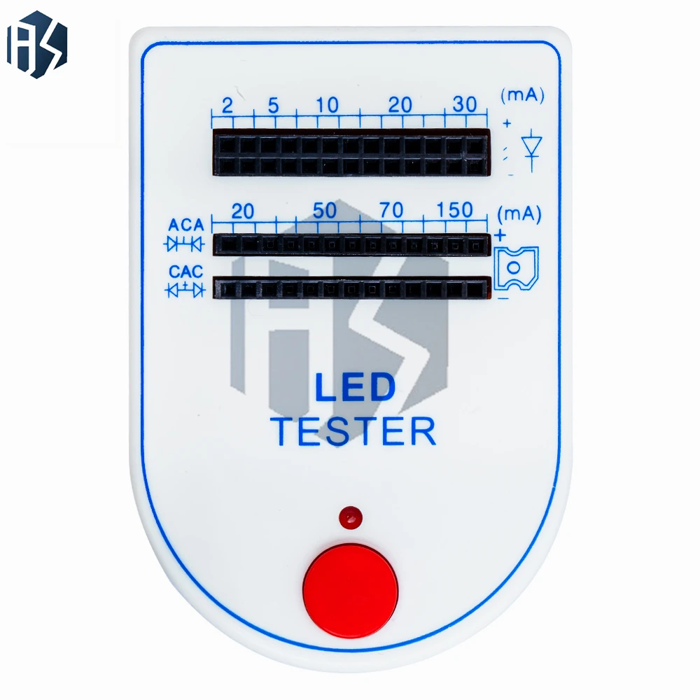 2-150mA Mini Handy LED Test Box Tester For Light-emitting Diode Lamp Bulb Battery Tester Handy Device LED Tester Collor Bright