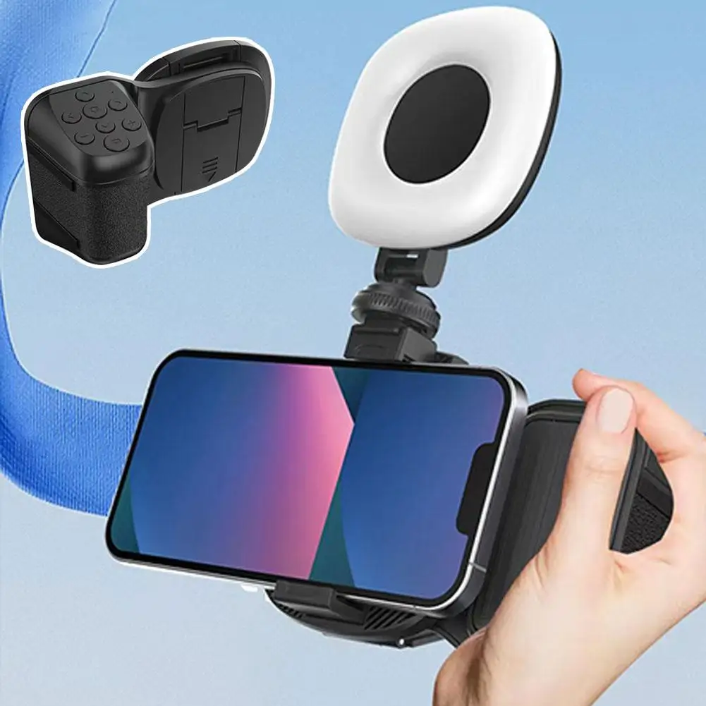 Telefon Griff Stabilisator Halter Shutter Telefon Filmen Griff Bluetooth Vlog Stabilisator Multi-funktion Handheld Selfie O4G6