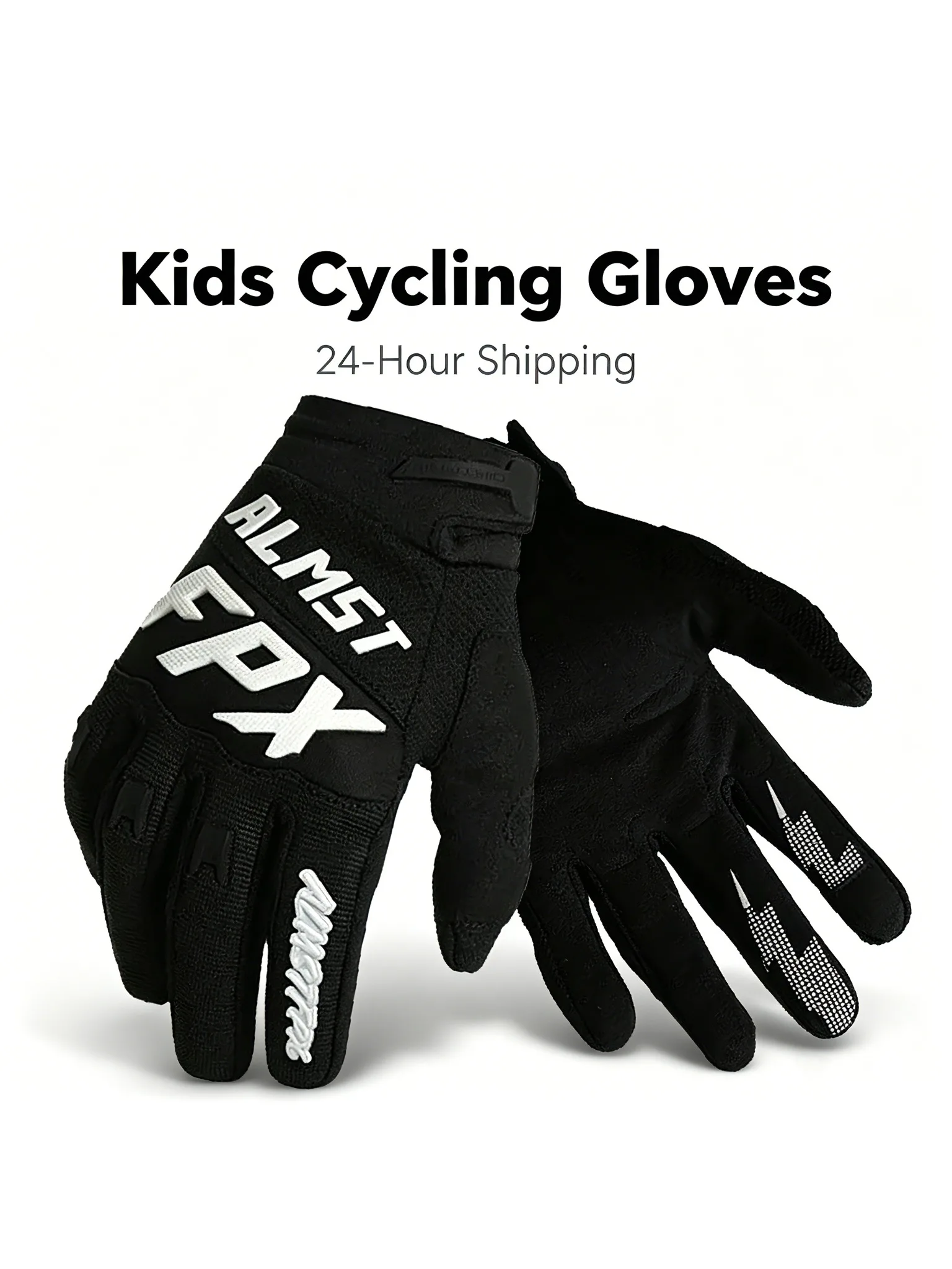 AliExpress ALMST FPX All Season Kids Gloves 4-12 Boys Girls Breathable Non-slip Full Finger Gloves for Bicycle Motorcycle Outdoor School Daily Use