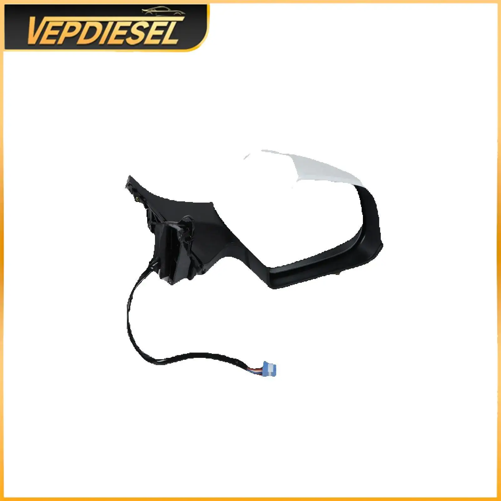 

Правое боковое зеркало пассажира с подогревом и электроприводом для Tesla Model 3 Base M3 2017-2023, белое, 13-контактное