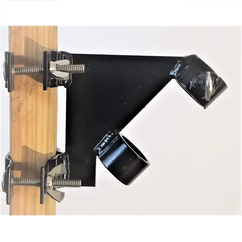 Wall-mounted outdoor flagpole, bracket base, guardrail flagpole bracket base