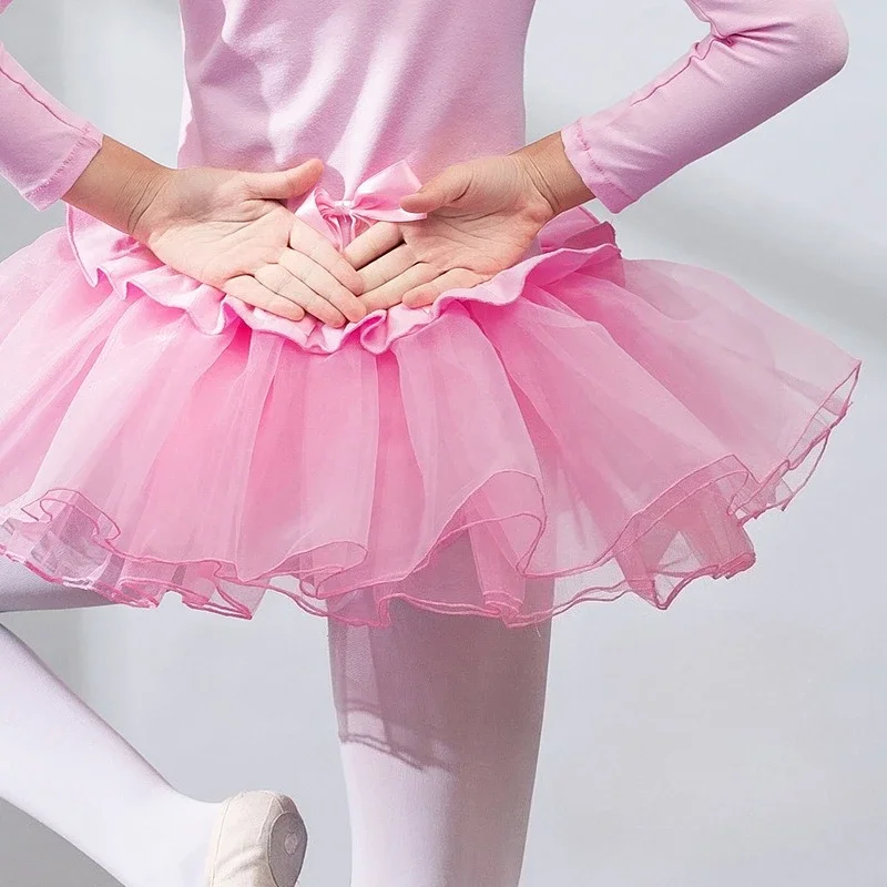 Sommer Mädchen Ballett Trikots Kleid Tutu Vestidos Dance Mädchen Kleidung Gymnastik Kinder Ballett Ausbildung Uniform kinder Kleider