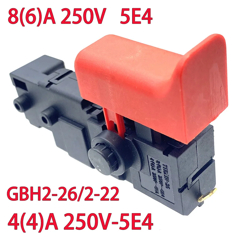 AC 250V 4A electric hammer impact drill switch accessories speed control switch for Bosch GBH2-26/2-22GBM13RE GBM340 350 20 24