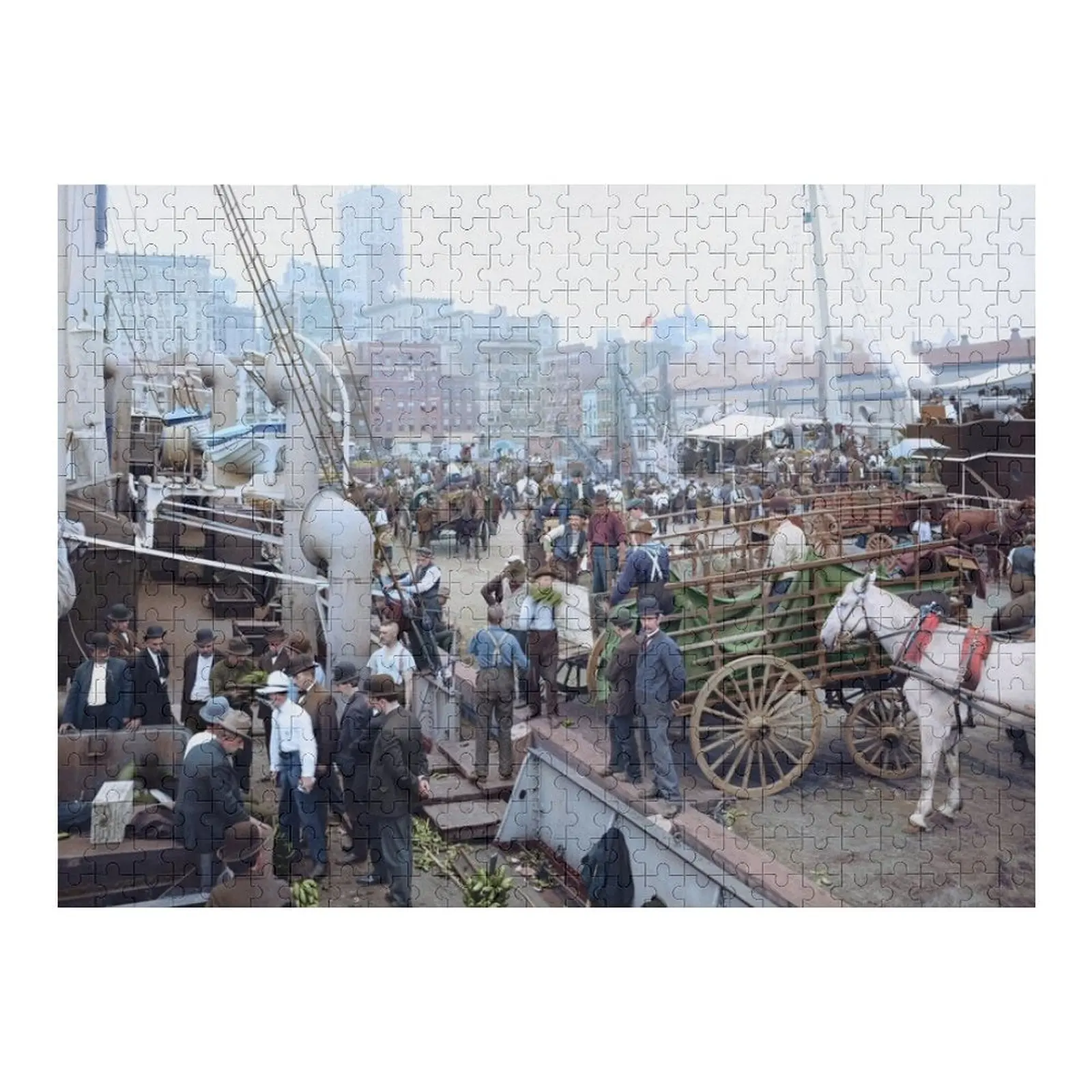 

Банановые докс, Нью-Йорк, ка. 1890-1910. Пазл Настраиваемые подарочные пазлы для взрослых