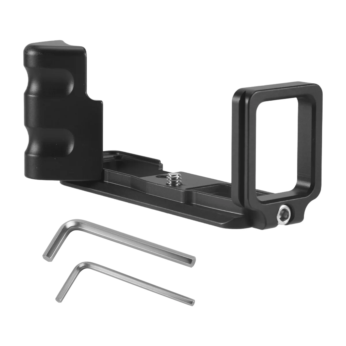 Quick Release L Plate Bracket Double Handle for Olympus OM-D E-M10 Mark III EM10 III Camera