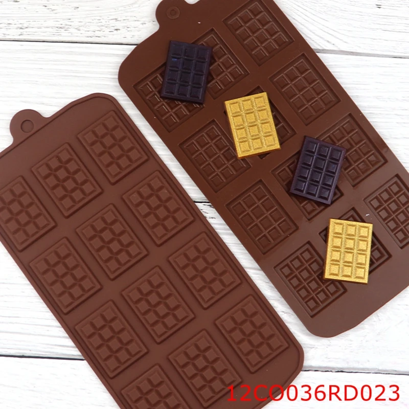 1PCS ReadStar 12CO036RD023 Chocolate Black Silicone Molds 12 Cavities Baking Mould DIY Cake Chocolate Soap Mold