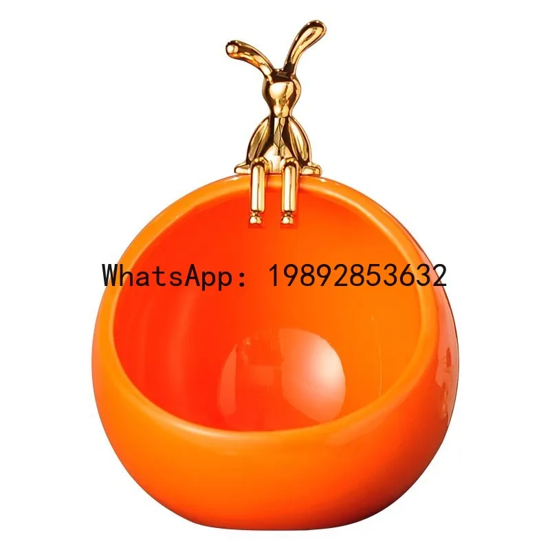 

Entryway key holder ornament - minimalist decorative storage for good fortune