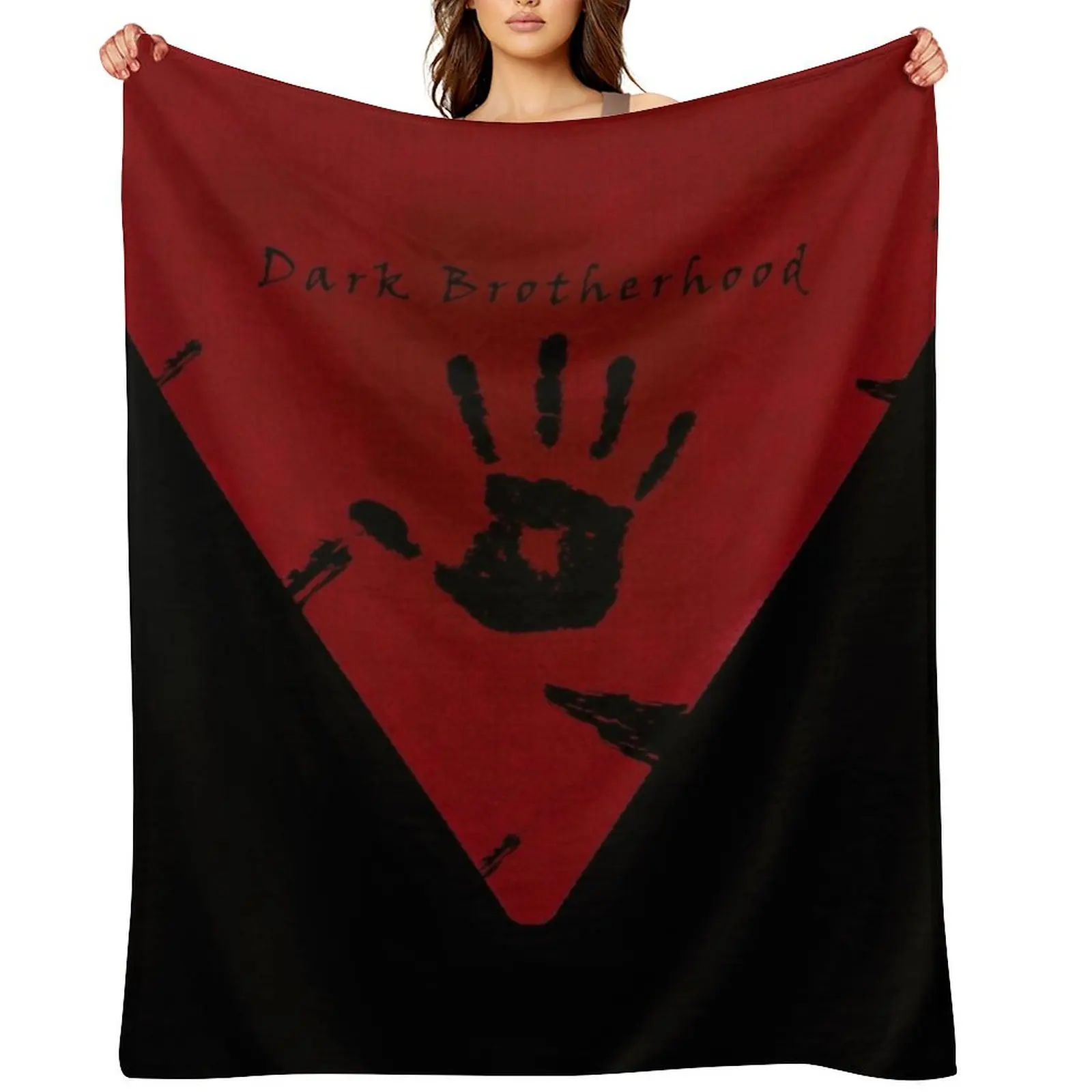 

Dark Brotherhood Robe based design Throw Blanket Custom For Decorative Sofa Kid'S Bed covers Blankets