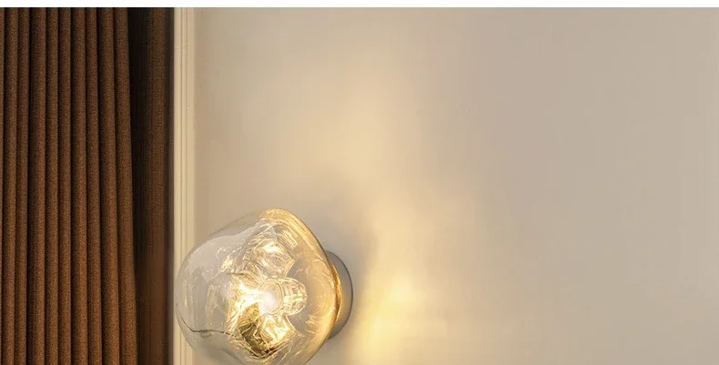 Light Flows Glass Texture Wall Light - Modern Sconce for Bedroom Corridor Restaurant, Ceiling / Wall Decoration Lighting Fixture
