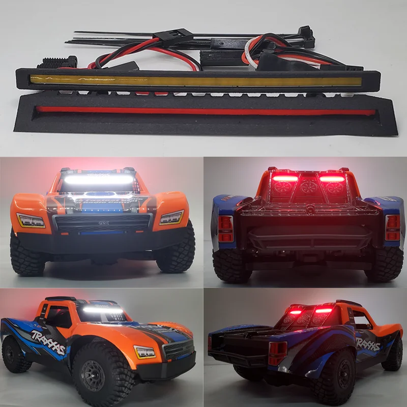 

Светодиодные фары 6 В, задний фонарь для Traxxas Mini Slash 4X4, радиоуправляемый автомобиль, короткий курс, гоночный грузовик