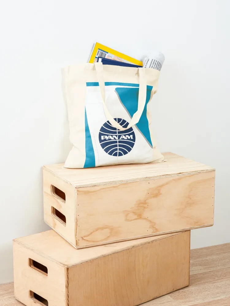 حقيبة حمل Pan Am Pan American Airways Tail Fin حقيبة حمل شاشة للمتسوقين للشاطئ Eco