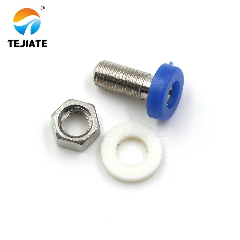 Banana Plug Soquete com Furo, Fonte De Alimentação De Cobre, Terminal, Teste, 2mm, 1Pc