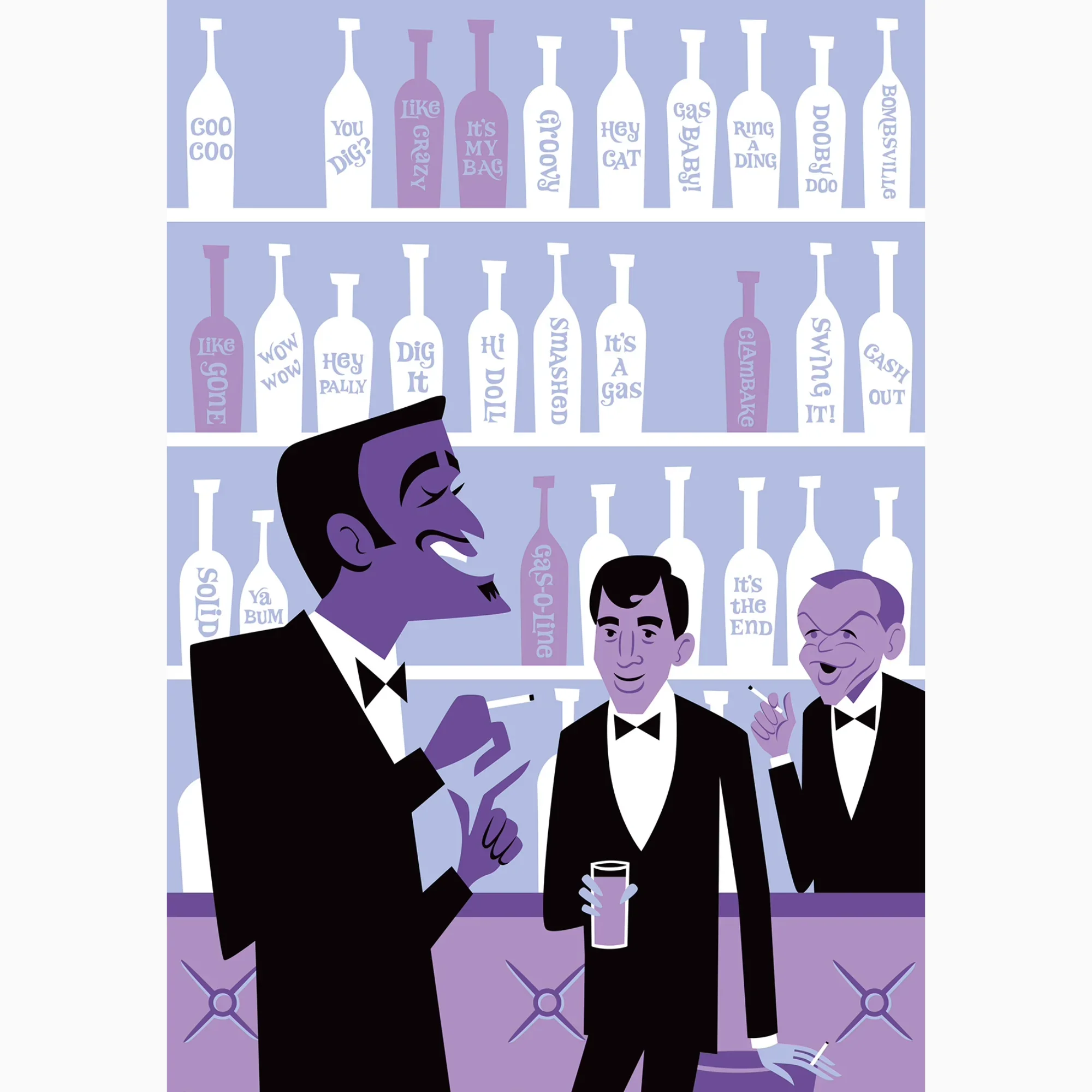 

SHAG Josh Agle Fine Print Art Silk Poster for Living Room Decoration Home Wall Decor Picture