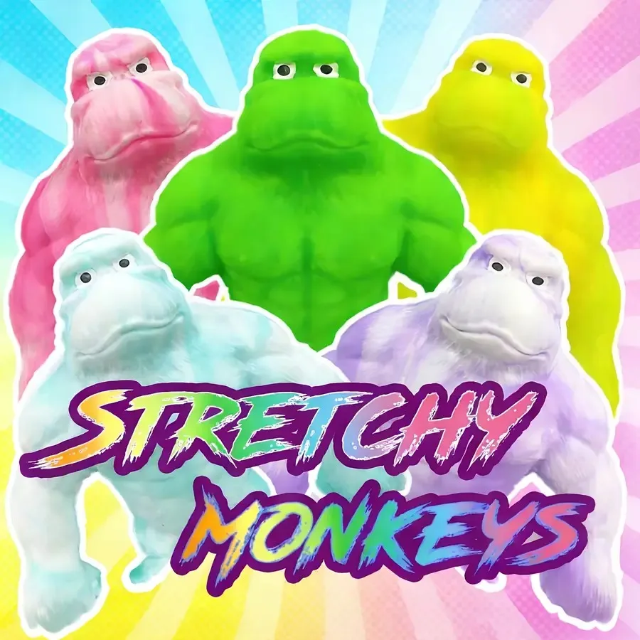 

[Stretchy Gorilla Toy] Super Stretchy Gorilla Fidget Toy, Squeeze Monkeys Stretchy Monkey- Original Sensory/Fidget Collectible