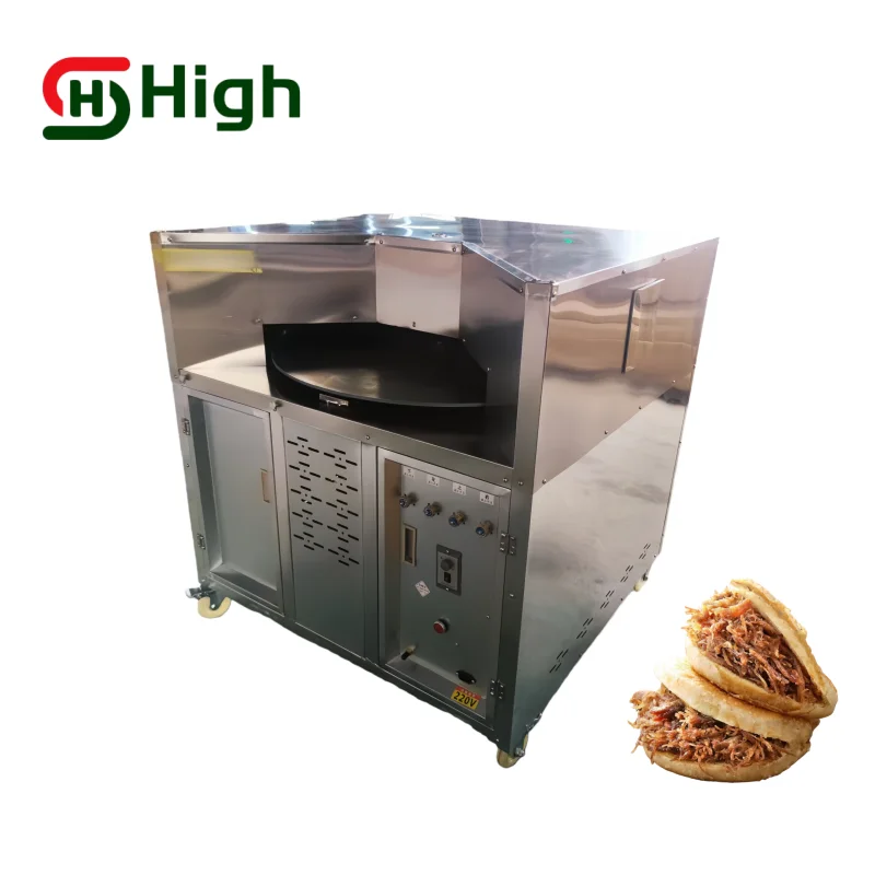 Commercial Roti Chapati Maker Oven Arabic Pita Bread Small Pita Bread Oven Dried Sesame Cake Momo Flat Bread Maker