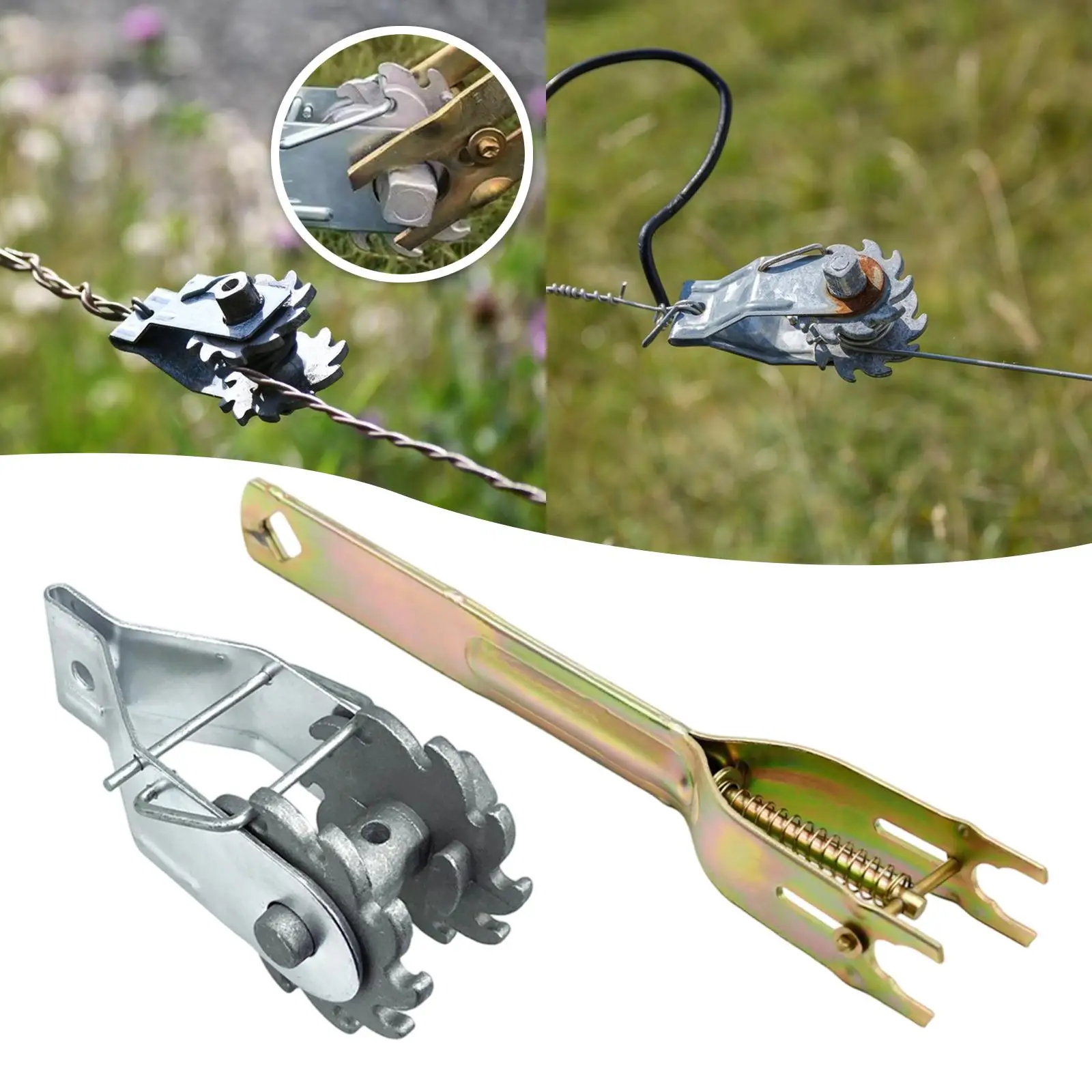 

Ключ-натяжитель для проволоки, прочный стальной инструмент для установки ограждений на фермах и частных участках