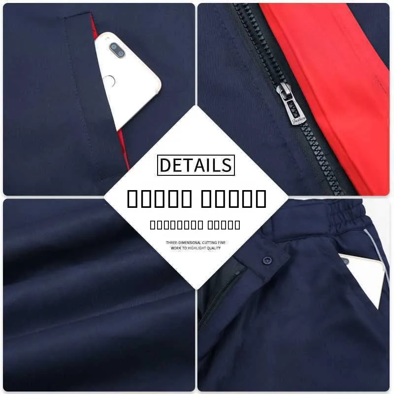 سترة قطنية سميكة مع شرائط عاكسة للرجال، طقم ملابس عمل شتوية دافئة للصيانة والإصلاح