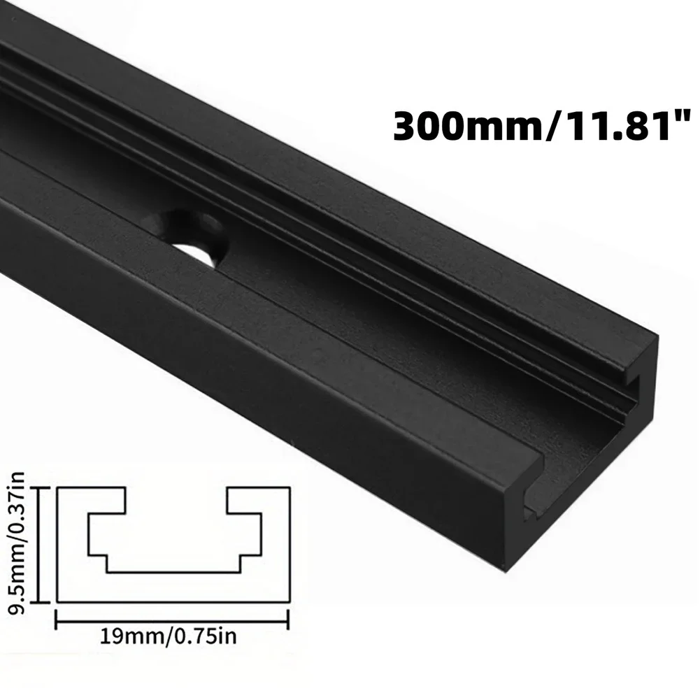 Quick Acting Clamp Aluminium T-Track Router Setup Fit For T Screw 300mm Length 400mm Length Aluminium Alloy Material