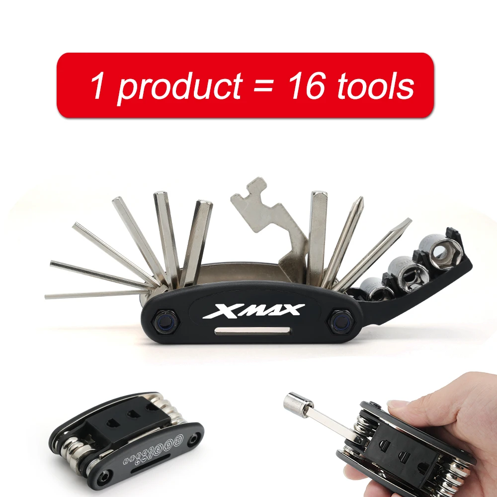 Juego de Destornilladores Multifunción para Motocicleta Yamaha X-MAX 300, XMAX 300, XMAX 250, XMAX 125, 400, NMAX 155, NMAX125